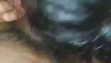 Sharp tits girlfriend sucking dick vigorously before sex