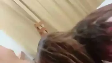 Cute Indian escort blowjob to rich client in hotel room