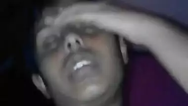 Desi chick riding dick of her colleague during a weekend trip