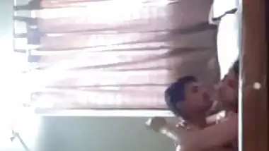 Young lovers homemade sex in missionary style