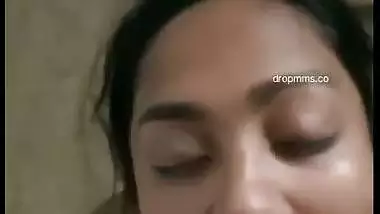 Big ass grinding girlfriend in hardcore sex with cum drink