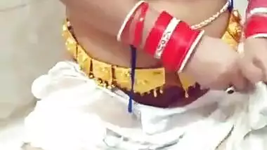 Horny bengali wife sensual bathing showing asset