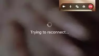 Round face chubby girl nude on video call to boyfriend