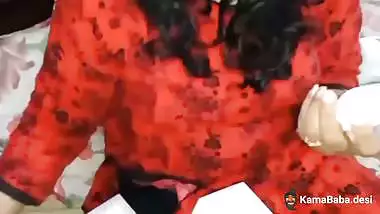 Guy records his desi porn with his slut stepmom