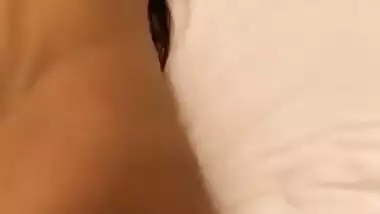 Blindfold desi gf hard fingering and dooggystyle fucking