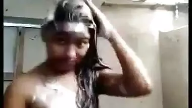 Unseen desi nude bathroom selfie