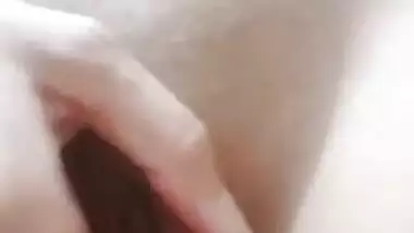 Horny Pakistani wife displaying her round boobs with puffy nipples