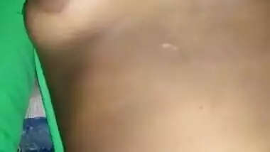 Desi village bhabi boob play by lover