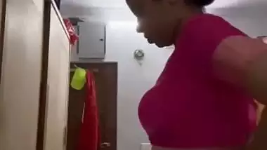 Marathi wife wearing saree after viral nude body showing