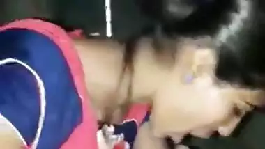 Village Maid Sucking Cock MMS