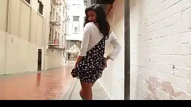 Indian porntar in open
