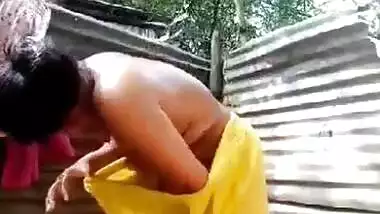 Beautiful Sexy Village Girl Bathing