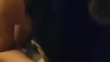 Hot desi girl sucking lover dick