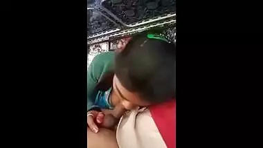 Desi wife sucking cousin cock