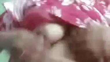 Big ass aunty slapping booty during live call
