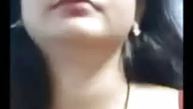 Gorgeous cam girl striptease nude show for client