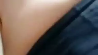 Lonely wife in relationship with lover goes nude