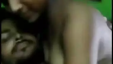 Cute couple nude MMS foreplay sex video