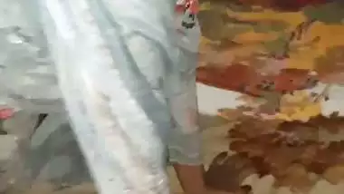 Bengali MILF boobs show to lover before viral sex