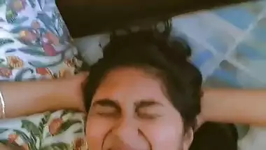 College girl mouth fucking by professor and cum on face