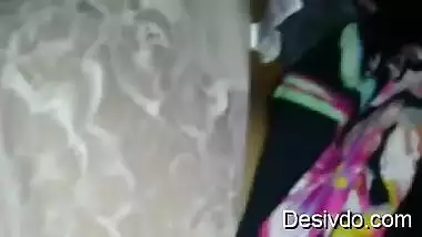 Playing with desi Bhabhi at night