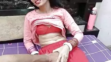 Indian married couple first night full romance sex with hindi audio DESISLIMGIRL part 1