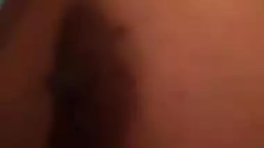 Desi wife tries hard to look XXX showing off her natural boobs