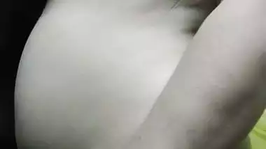 Firm boobs desi wife blowjob to husband thick dick