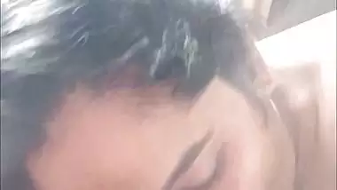 Busty wife Sneha blowjob and big boobs showing