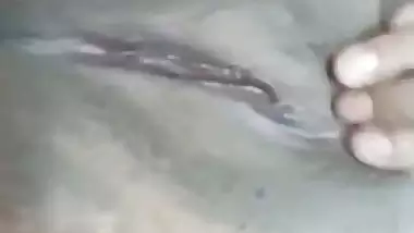 Cute girlfriend black pussy fingering solo nude