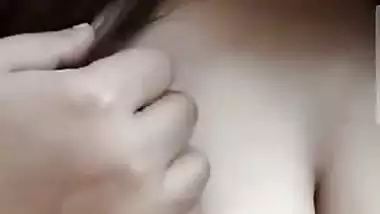 Chubby tanker wife boobs showing at night to lover