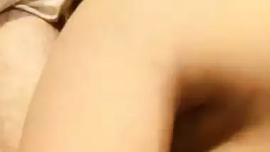 Lady gives an Indian blowjob to her lover in bed